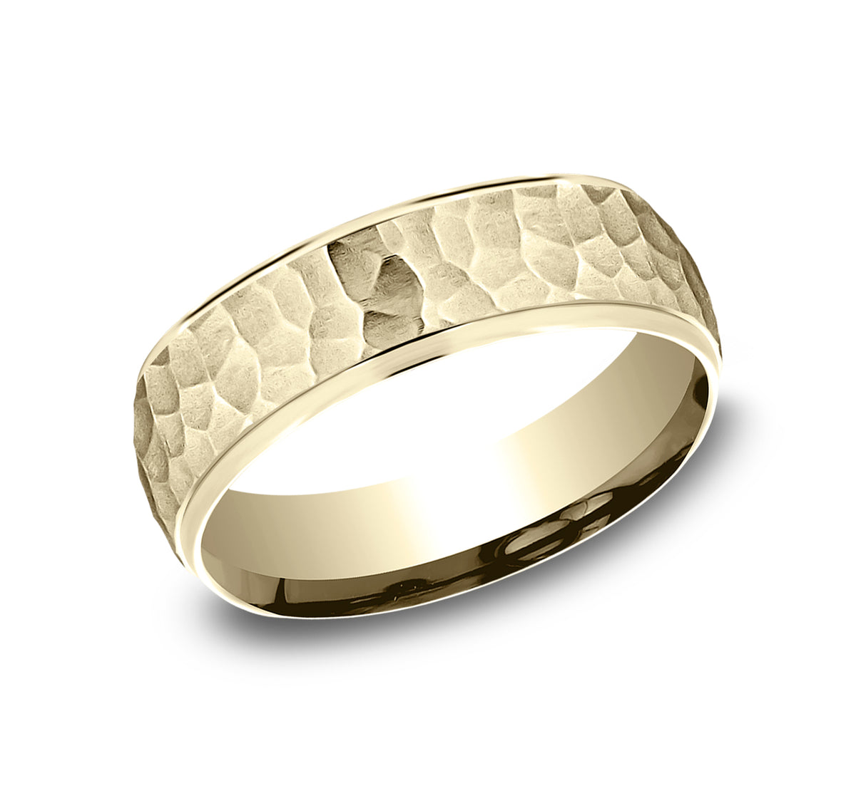 THE SWANSON 4mm 14K Yellow Benchmark men's wedding band