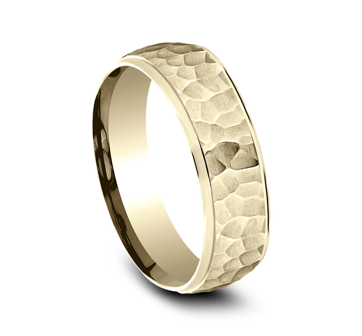 THE SWANSON 4mm 14K Yellow Benchmark men's wedding band
