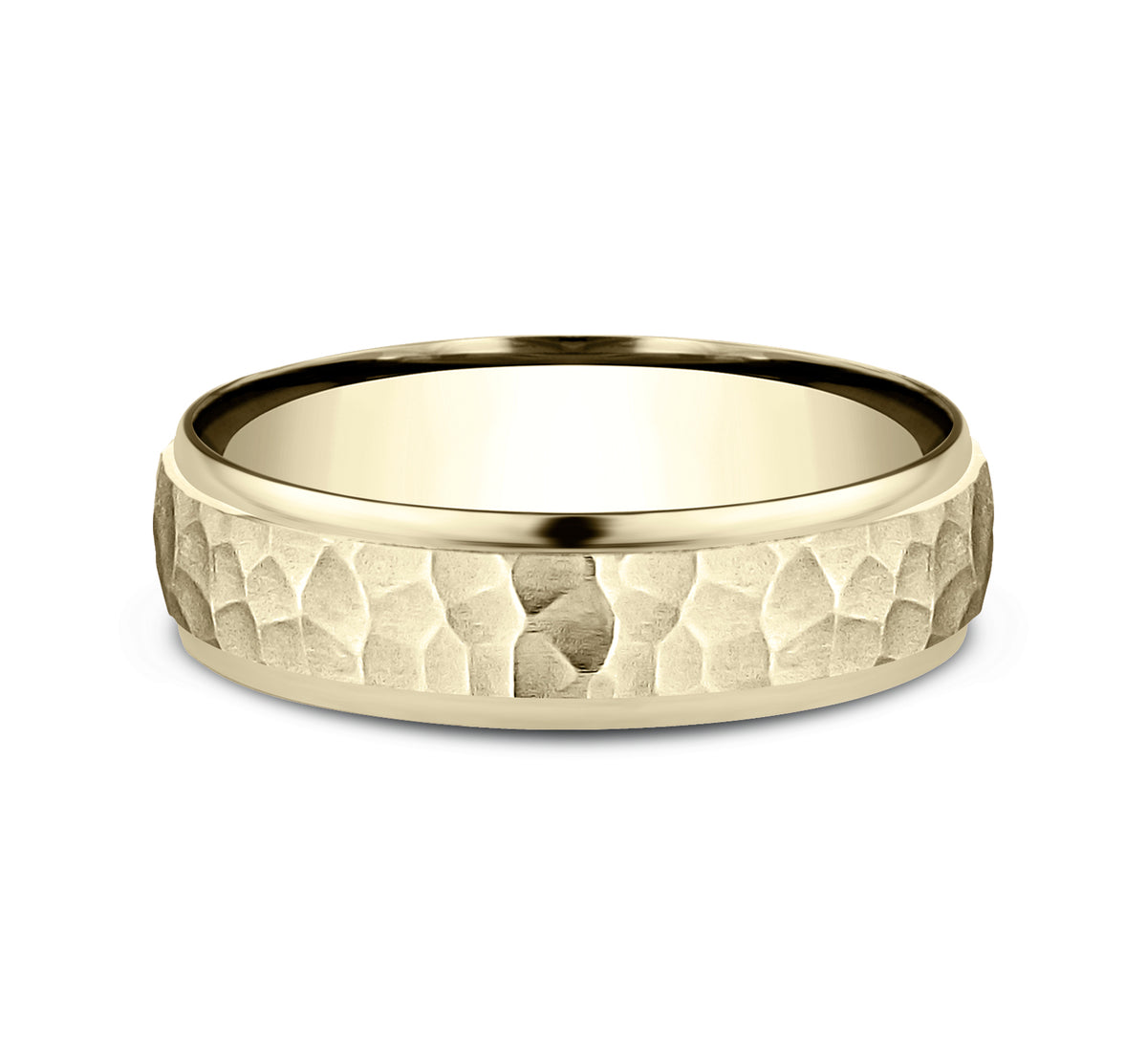 THE SWANSON 4mm 14K Yellow Benchmark men's wedding band