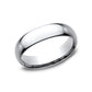 Regular Dome Comfort Fit 6mm Cobalt White Benchmark men's wedding band