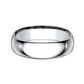 Regular Dome Comfort Fit 6mm Cobalt White Benchmark men's wedding band