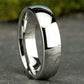 Regular Dome Comfort Fit 6mm Cobalt White Benchmark men's wedding band
