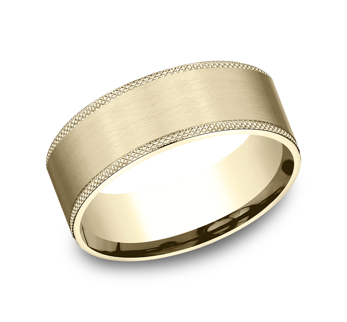 THE ROGUE 6.5mm 14K Yellow Benchmark men's wedding band
