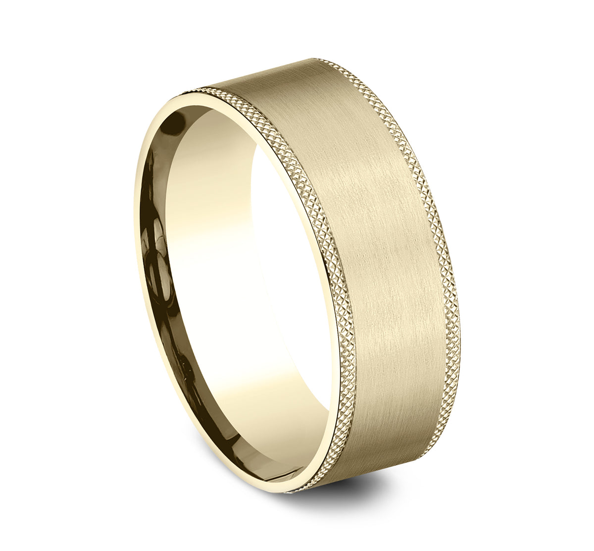 THE ROGUE 6.5mm 14K Yellow Benchmark men's wedding band