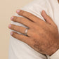 THE ELECTOR 6mm 14K White/Rose Benchmark men's wedding band