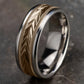 THE ELECTOR 6mm 14K White/Rose Benchmark men's wedding band