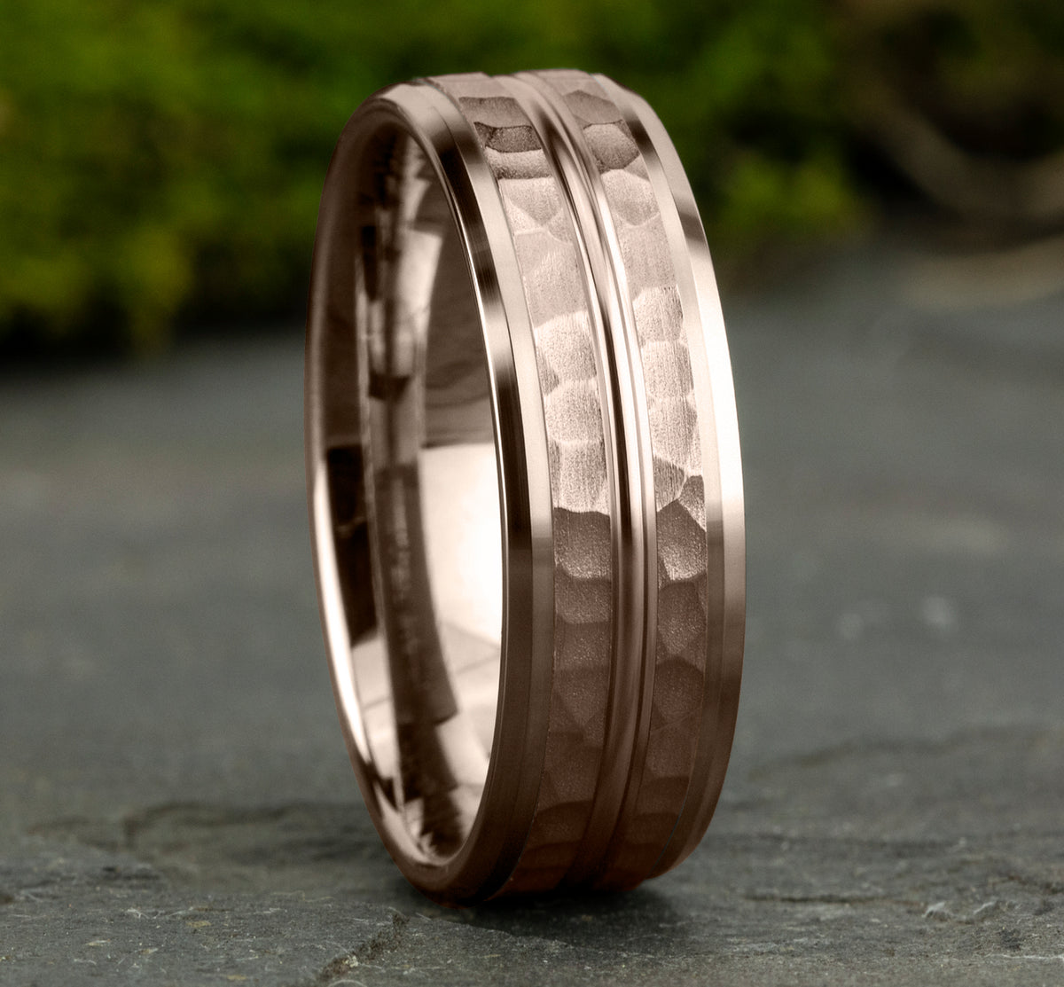 THE RIDLEY 7mm 14K Rose Benchmark men's wedding band