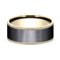 THE ROGUE 9mm 14K Yellow/Black Titanium Benchmark men's wedding band