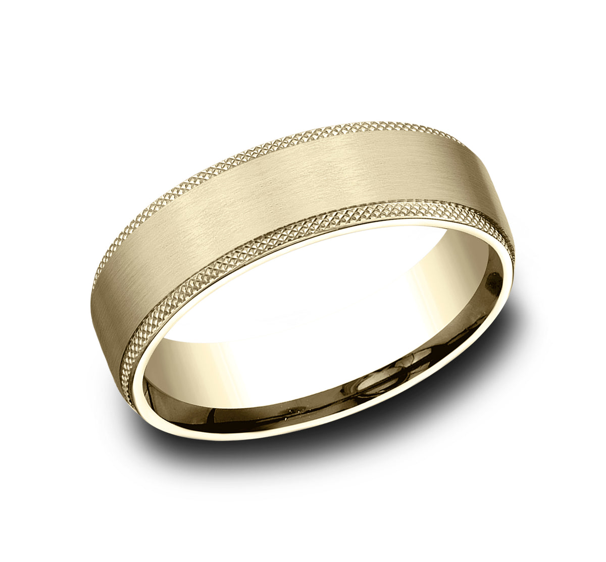 THE ROGUE 6.5mm 14K Yellow Benchmark men's wedding band