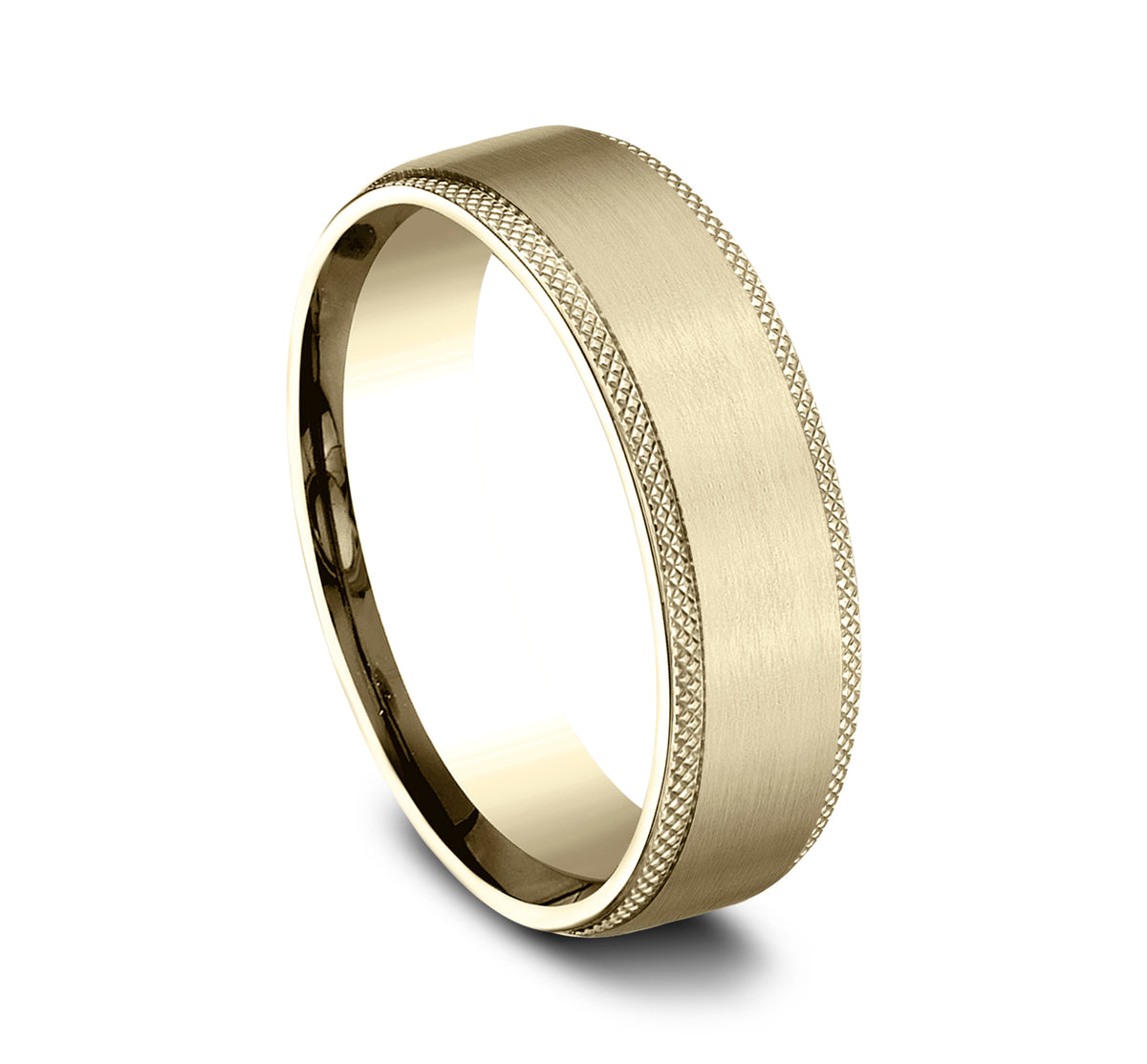 THE ROGUE 6.5mm 14K Yellow Benchmark men's wedding band