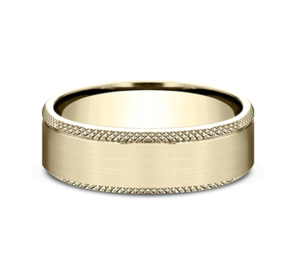 THE ROGUE 6.5mm 14K Yellow Benchmark men's wedding band