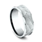 THE PHARAOH 7mm 14K White Benchmark men's wedding band
