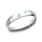 THE NOVA 3mm 14K White Benchmark men's wedding band