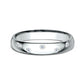 THE NOVA 3mm 14K White Benchmark men's wedding band