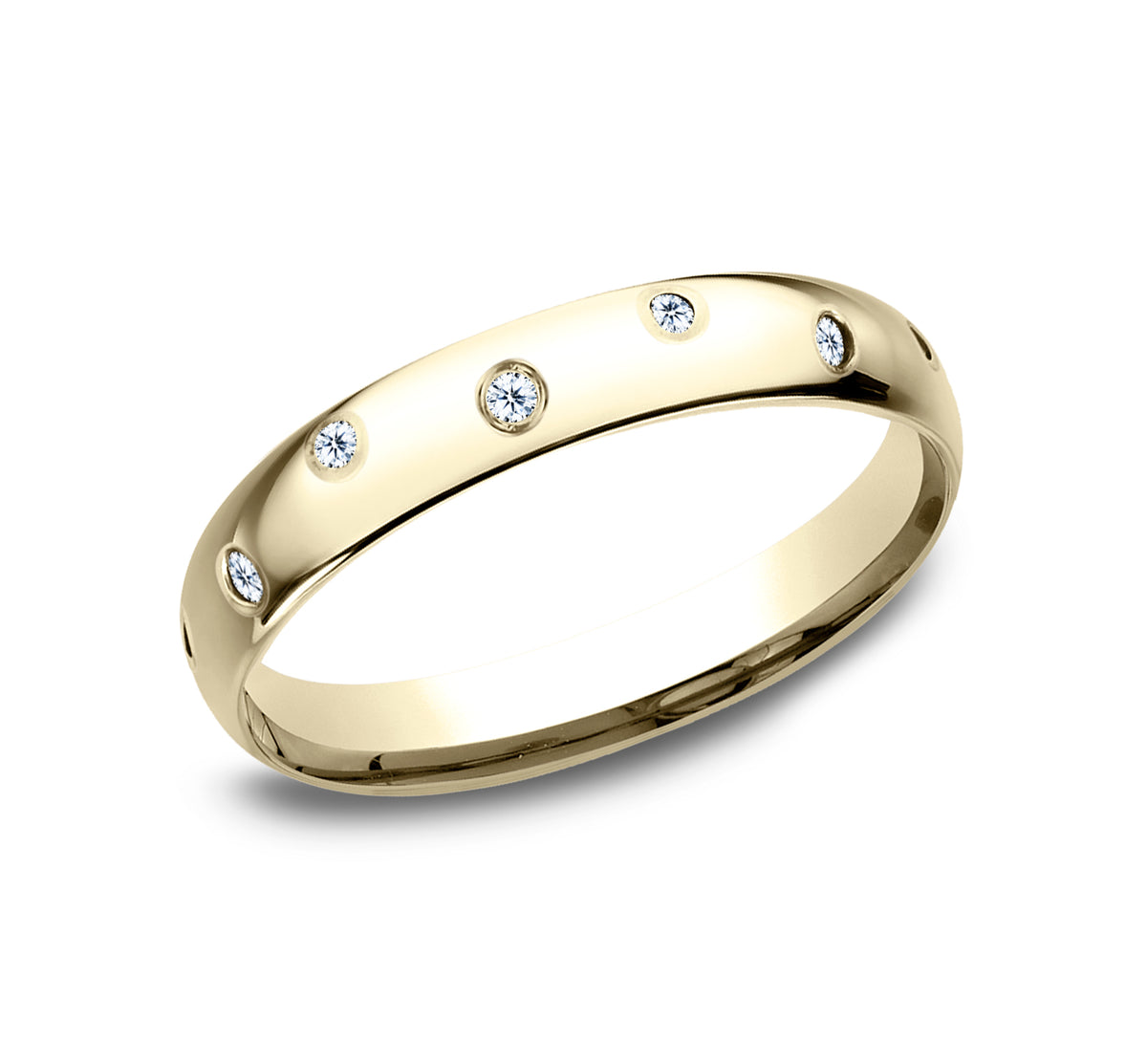 THE NOVA 3mm 14K Yellow Benchmark men's wedding band