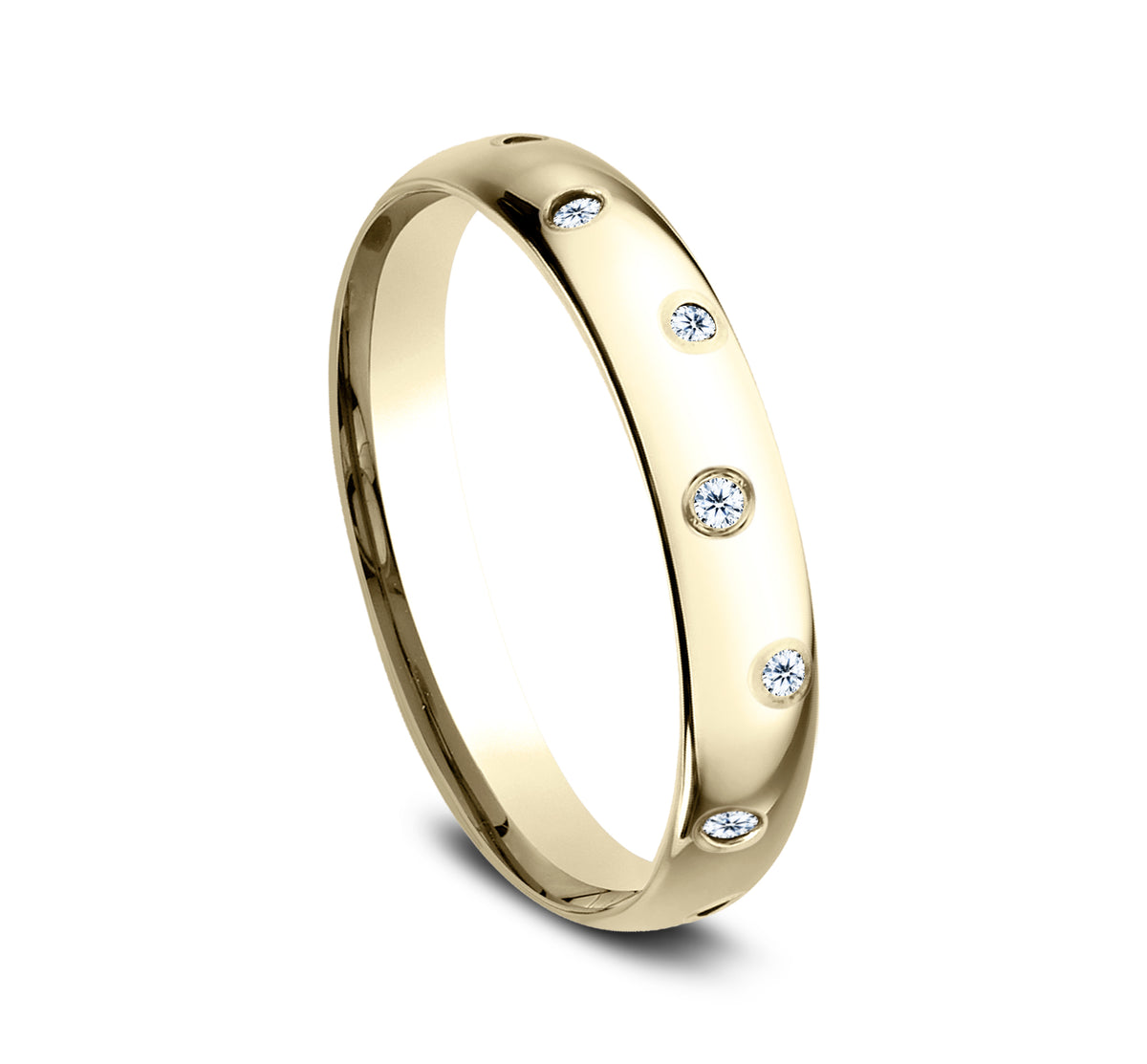THE NOVA 3mm 14K Yellow Benchmark men's wedding band