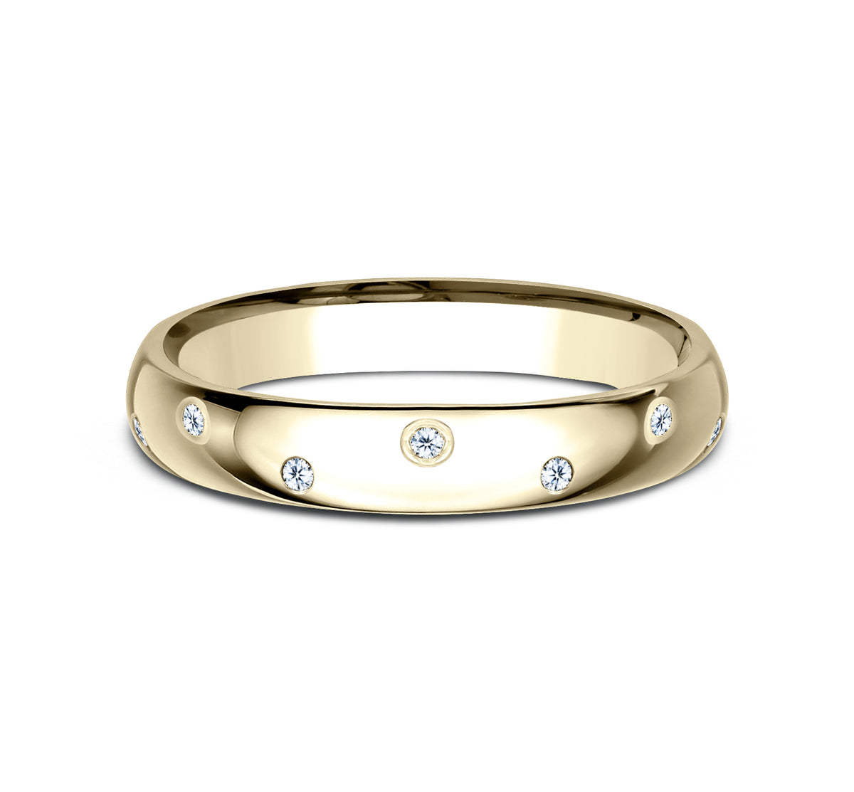 THE NOVA 3mm 14K Yellow Benchmark men's wedding band