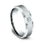 THE ALEXANDER 6mm 14K White Benchmark men's wedding band