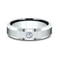 THE ALEXANDER 6mm 14K White Benchmark men's wedding band