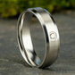 THE ALEXANDER 6mm 14K White Benchmark men's wedding band