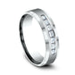 THE KAISER 6mm 14K White Benchmark men's wedding band