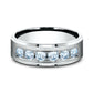 THE MONARCH 7mm 14K White Benchmark men's wedding band