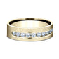 THE BOSS 8mm 14K Yellow Benchmark men's wedding band