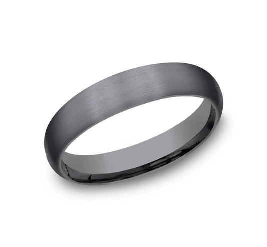 THE WATCHMAN 4mm Tantalum Dark Benchmark men's wedding band