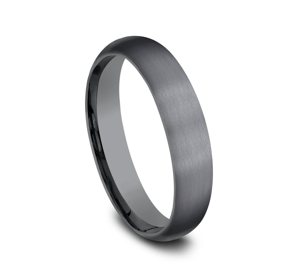 THE WATCHMAN 4mm Tantalum Dark Benchmark men's wedding band