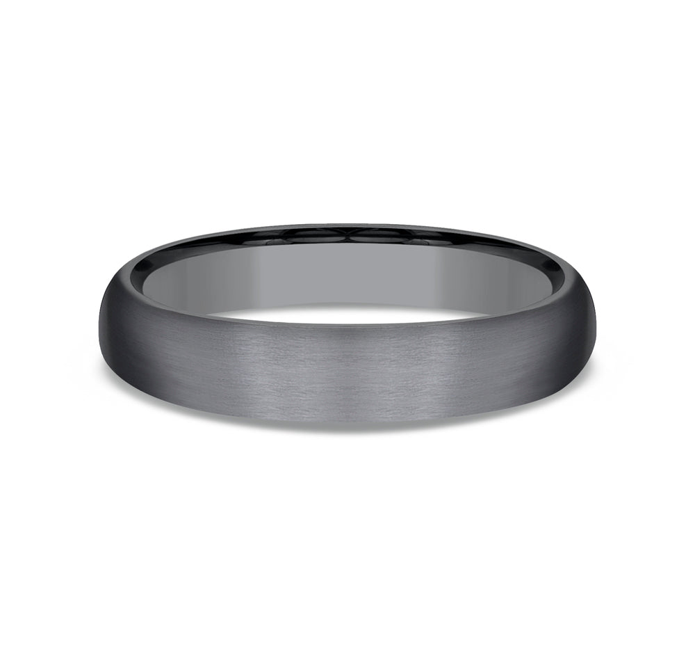 THE WATCHMAN 4mm Tantalum Dark Benchmark men's wedding band
