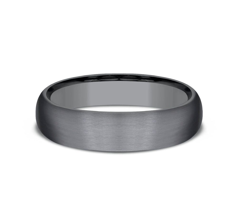 THE WATCHMAN 4mm Tantalum Dark Benchmark men's wedding band