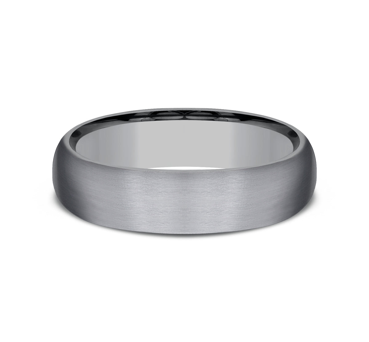 THE WATCHMAN 6mm Tantalum Grey Benchmark men's wedding band