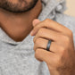 THE WATCHMAN 6mm Tantalum Grey Benchmark men's wedding band