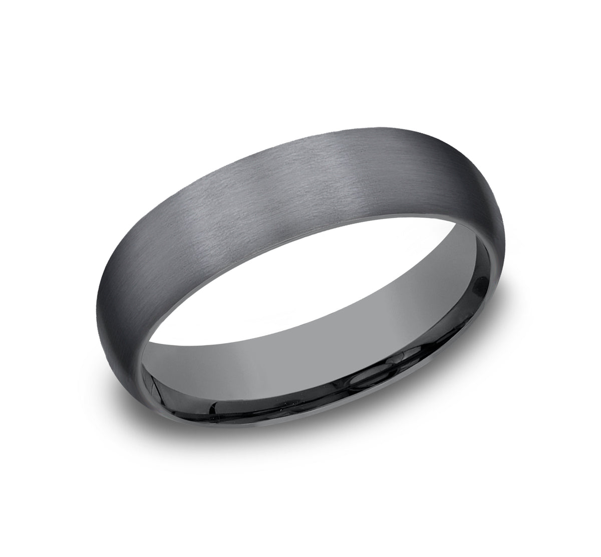 THE WATCHMAN 4mm Tantalum Dark Benchmark men's wedding band