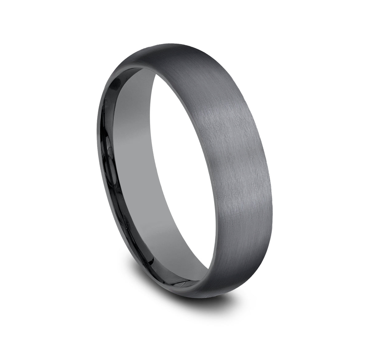 THE WATCHMAN 4mm Tantalum Dark Benchmark men's wedding band
