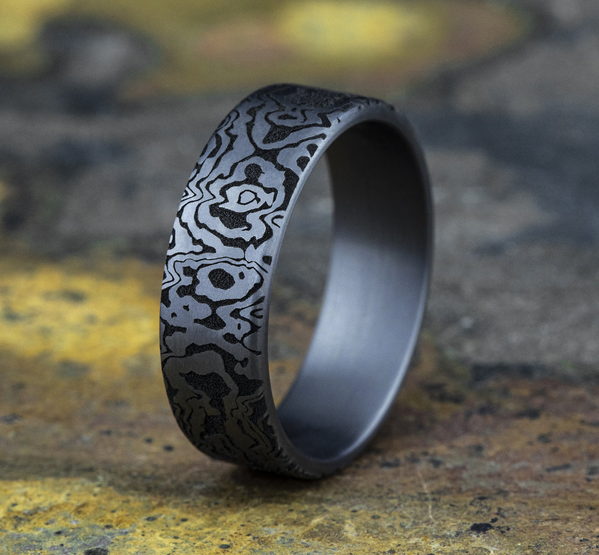 THE SWORD 7mm Tantalum Grey Benchmark men's wedding band