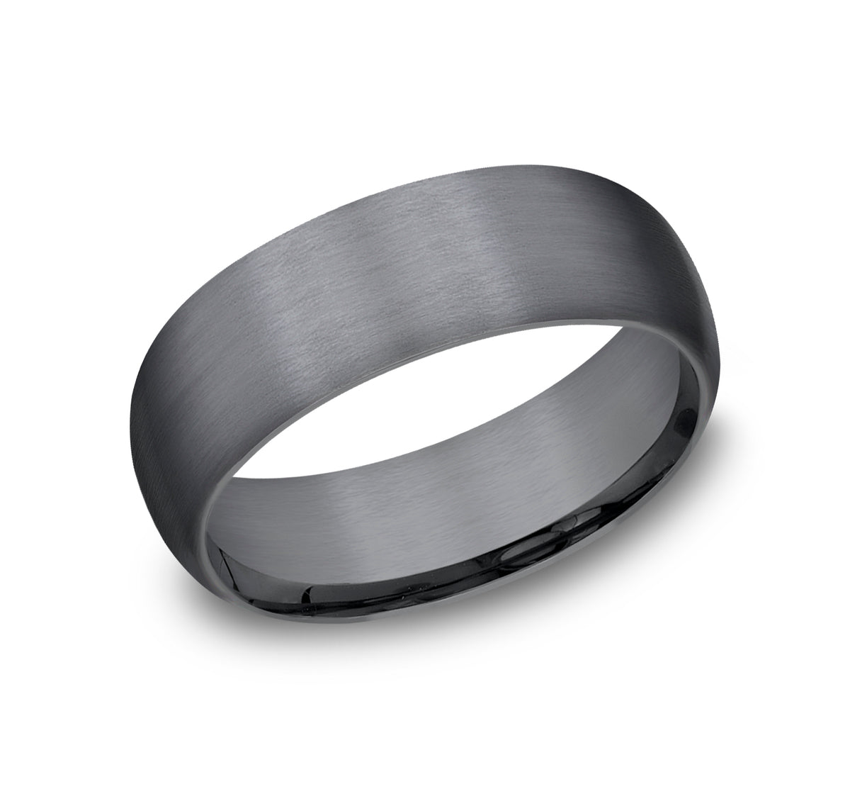 THE WATCHMAN 8mm Tantalum Dark Benchmark men's wedding band