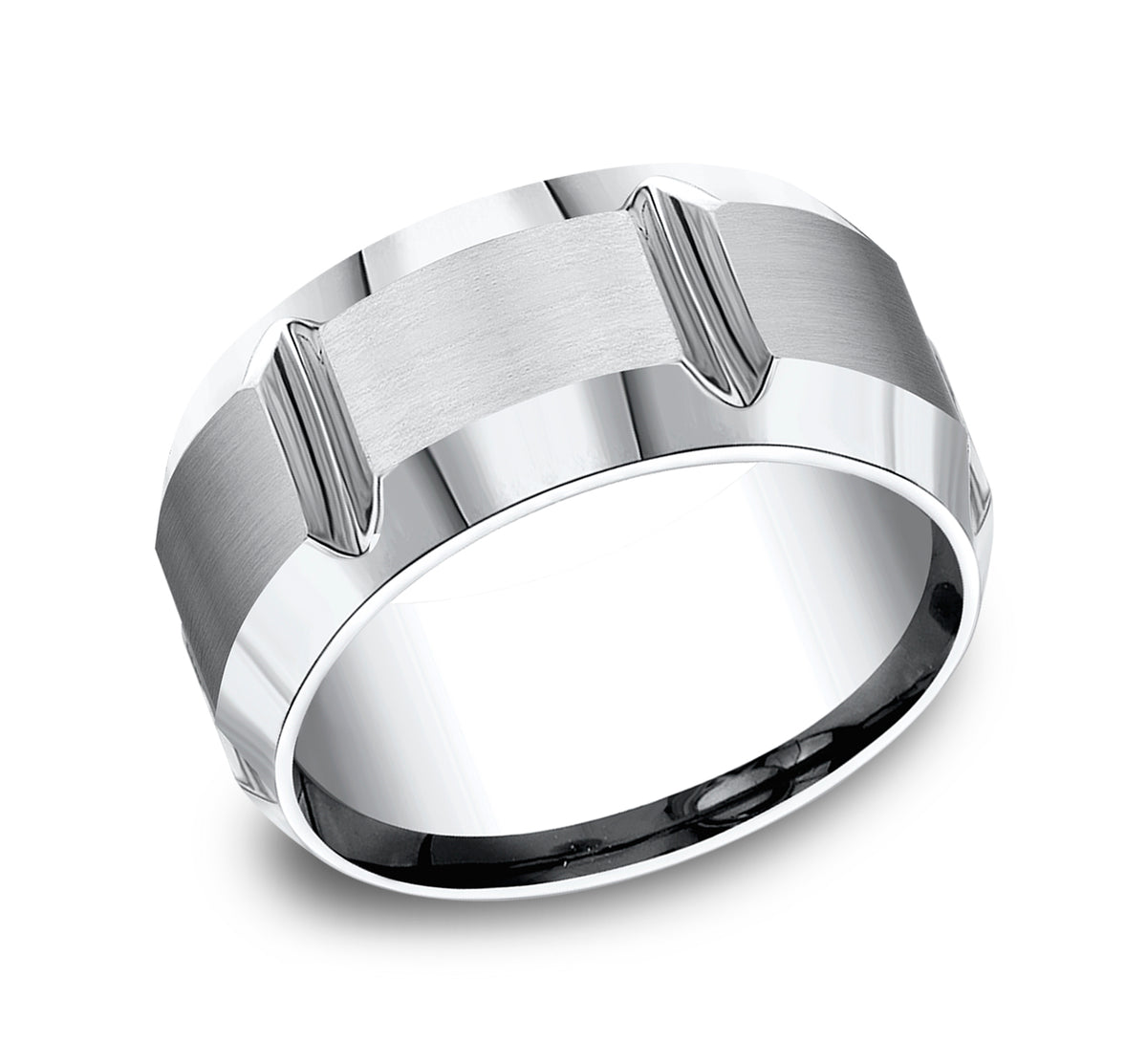 THE BARBARIAN 10mm Cobalt White Benchmark men's wedding band