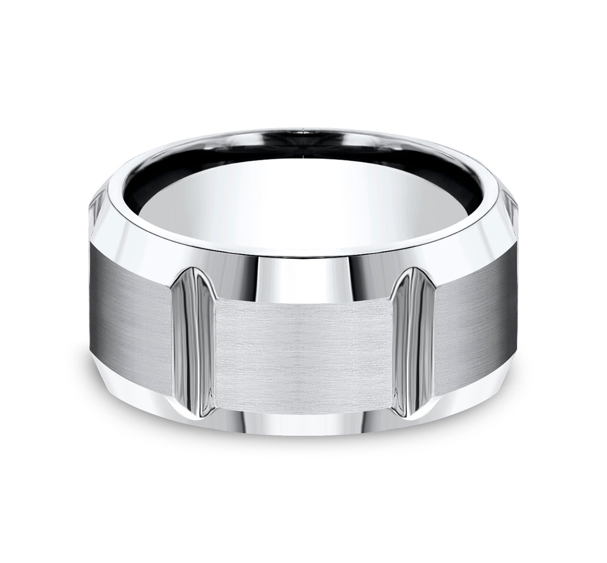 THE BARBARIAN 10mm Cobalt White Benchmark men's wedding band