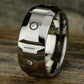 THE SIEGE 10mm Cobalt White Benchmark men's wedding band