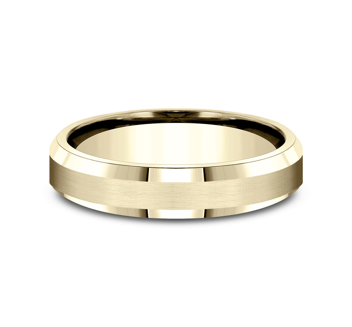 THE CHANCELLOR 4mm 14K Yellow Benchmark men's wedding band