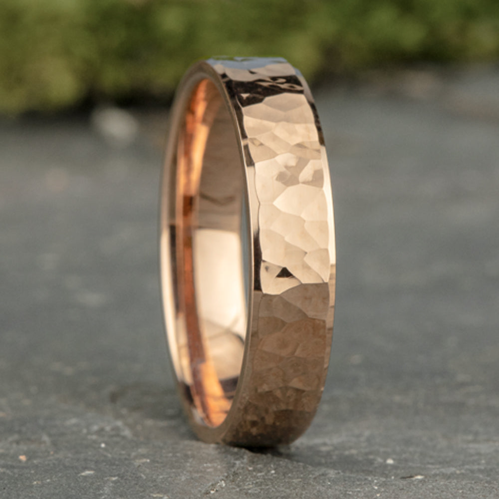 THE TAYLOR 5mm 14K Rose Benchmark men's wedding band