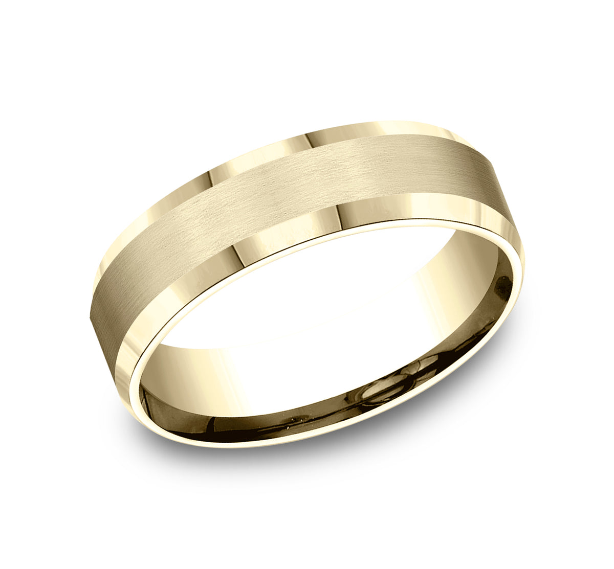 THE CHANCELLOR 4mm 14K Yellow Benchmark men's wedding band
