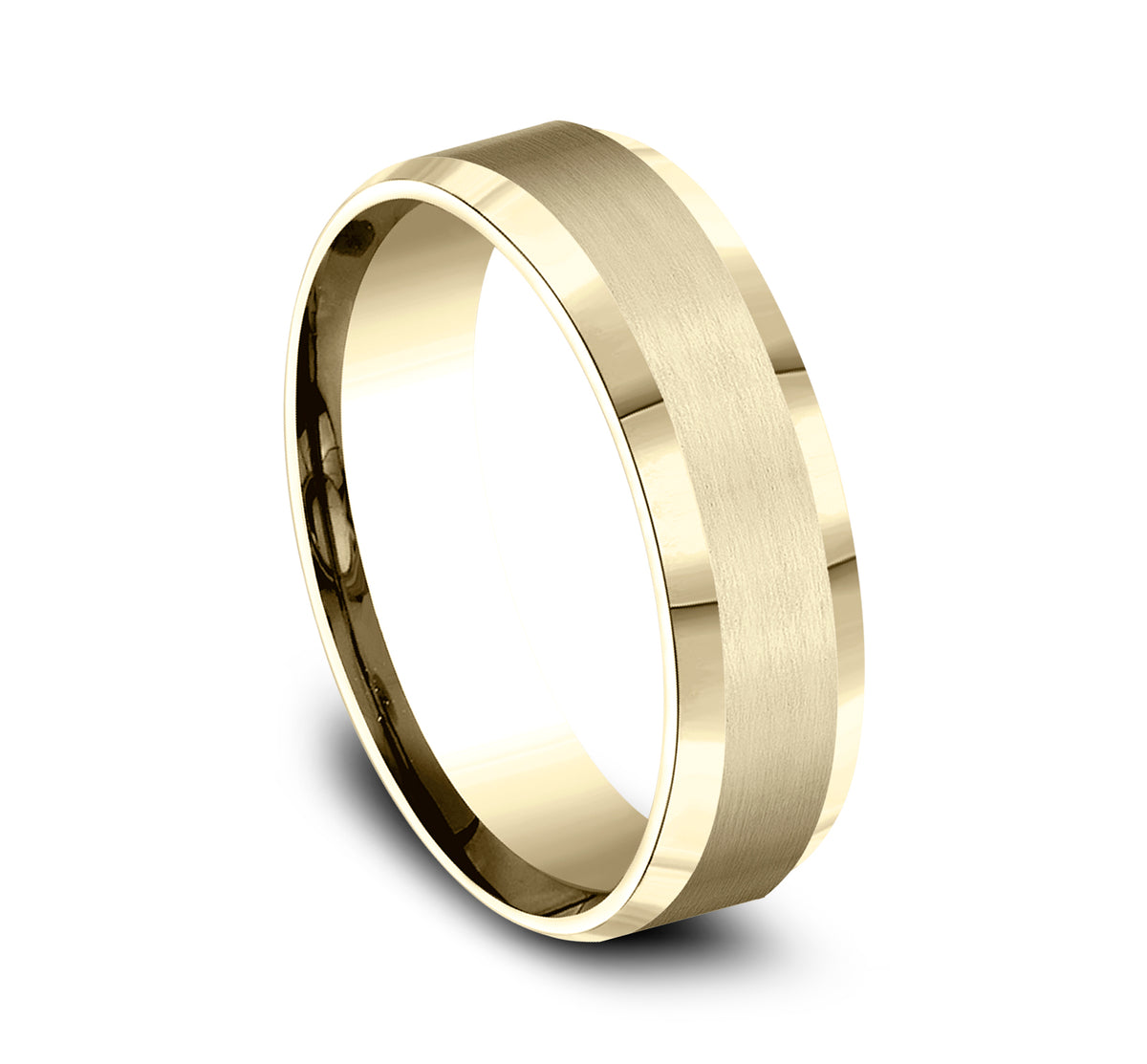 THE CHANCELLOR 4mm 14K Yellow Benchmark men's wedding band