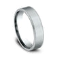 THE BOMBER 6mm 14K White Benchmark men's wedding band