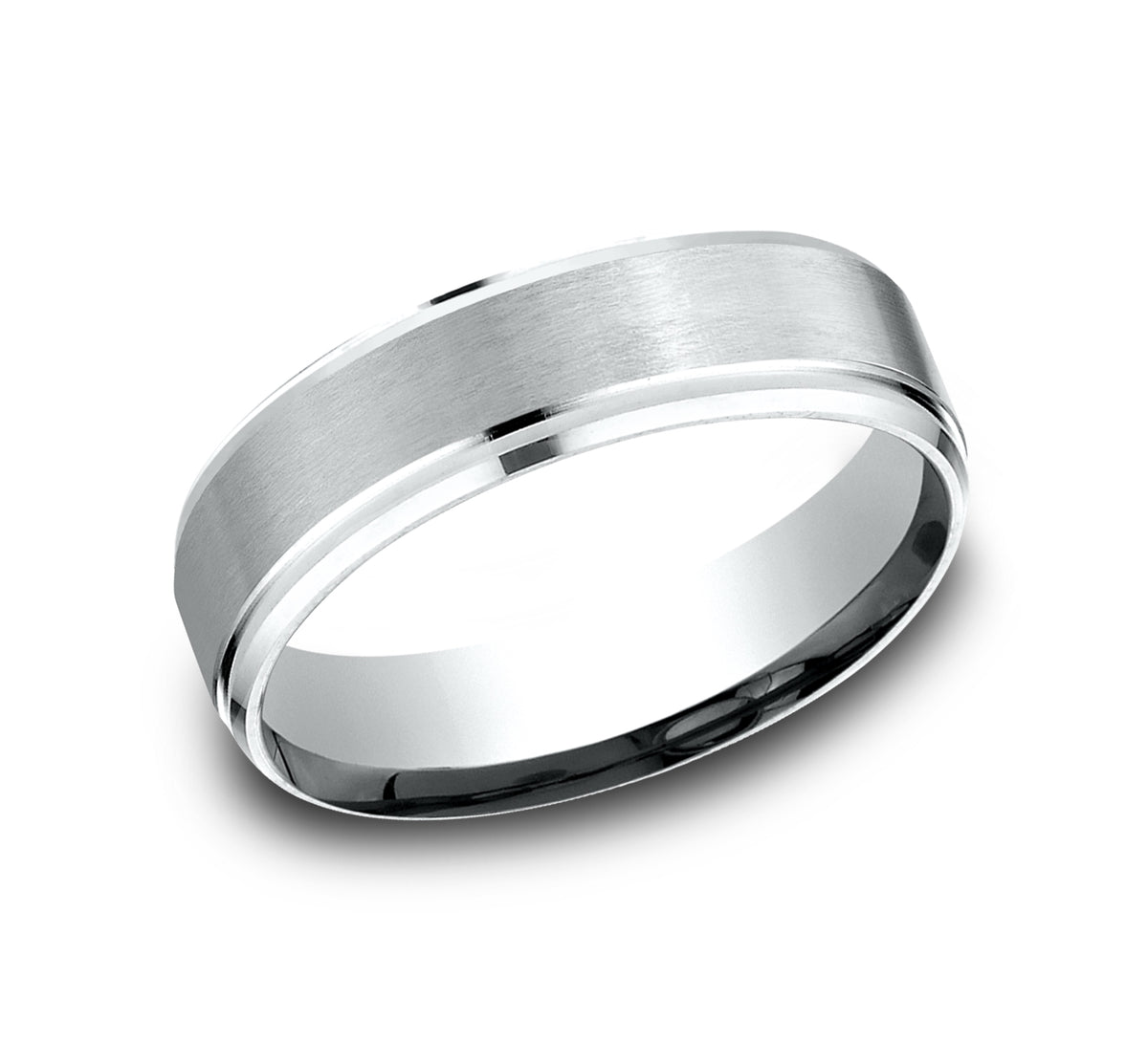 THE DUKE 9mm Cobalt White Benchmark men's wedding band