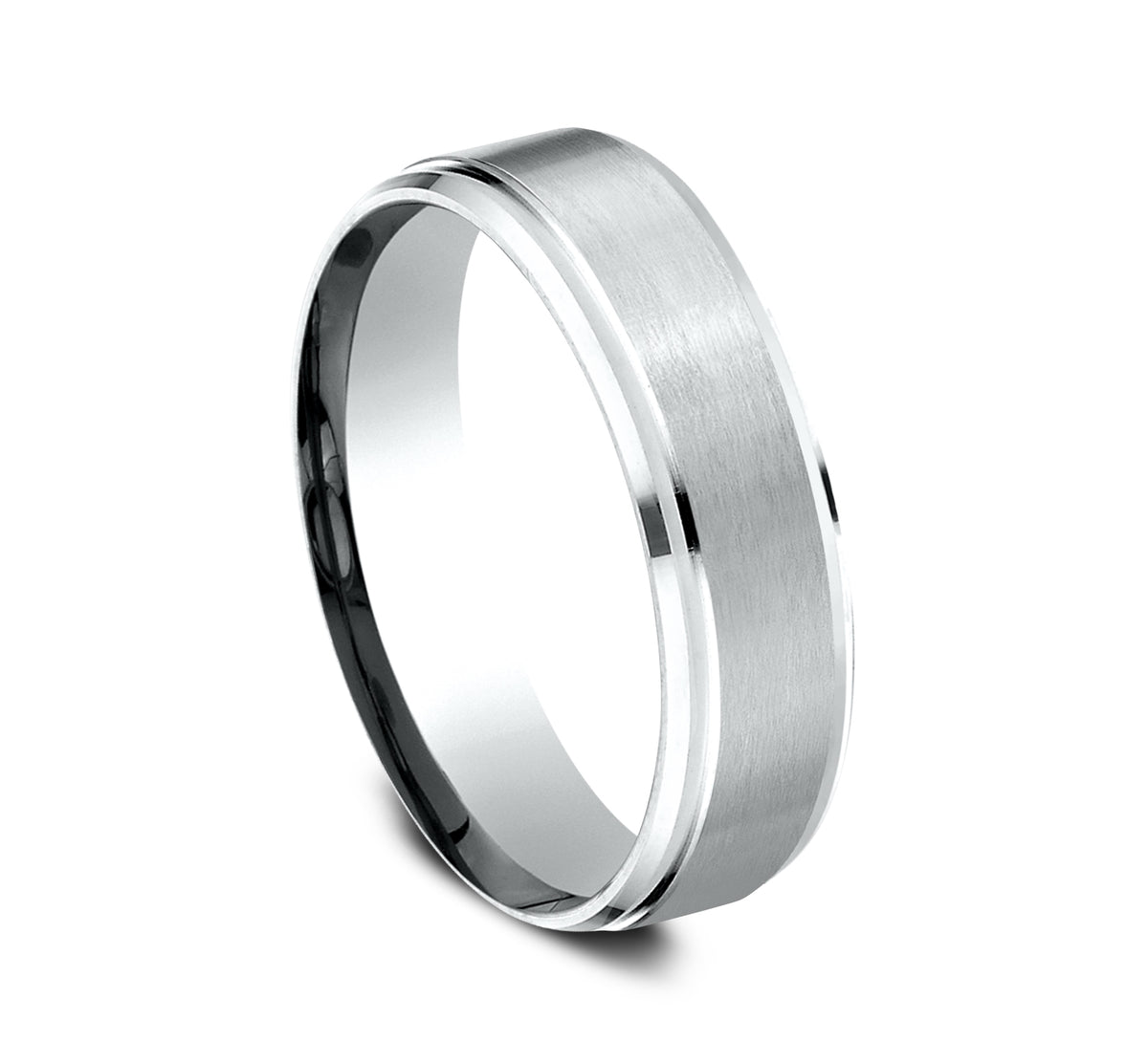 THE DUKE 9mm Cobalt White Benchmark men's wedding band