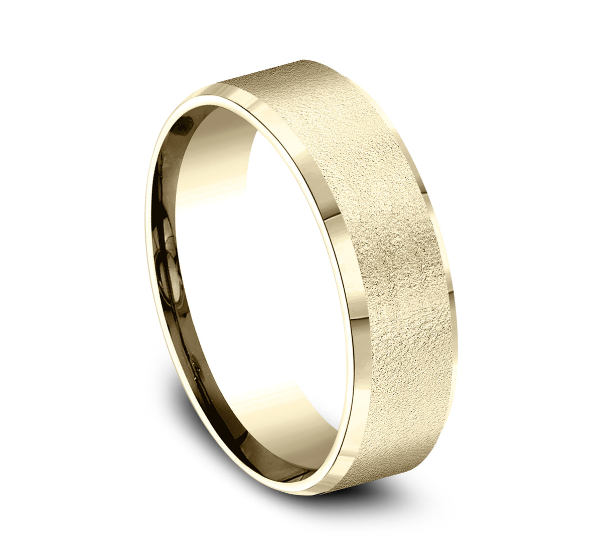 THE MAJOR 7mm 14K Yellow Benchmark men's wedding band