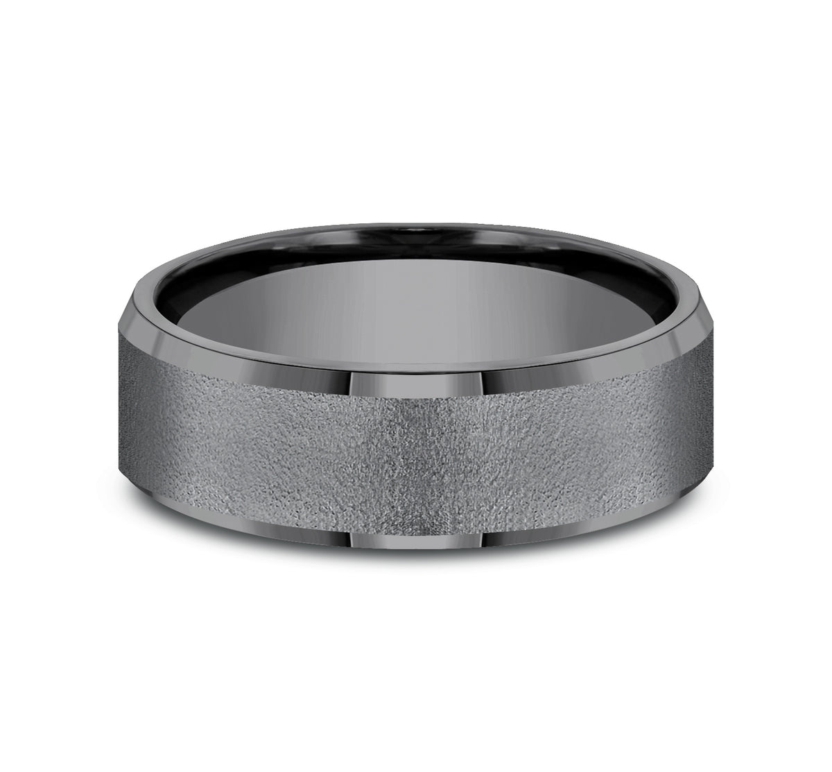THE MAJOR 7mm Tantalum Dark Benchmark men's wedding band