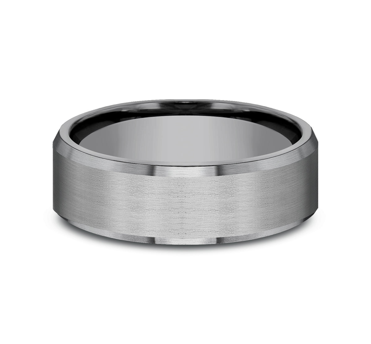 THE NOBLEMAN 7mm Tantalum Grey Benchmark men's wedding band
